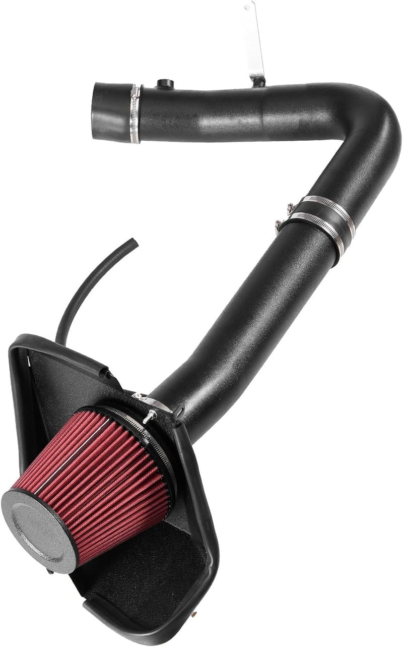 VEVOR نظام سحب هواء بارد، 3.5 بوصة + درع حراري متوافق مع دودج تشالنجر/تشارج 2011-2023 بمحرك 3.6L V6، مجموعة فلتر تدفق عالي لتحسين القوة الحصانية واستجابة دواسة الوقود - Image 1